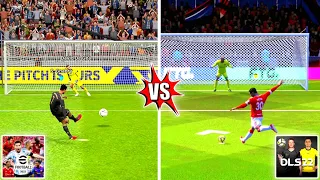 THE LEGENDARY PENALTY SHOOTOUT CHALLENGE! | DLS 22 VS eFOOTBALL 2022 MOBILE | HIGH GRAPHICS