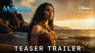 Moana Live Action - Teaser Trailer (2024) Auliʻi Cravalho, Dwayne Johnson | Disney+