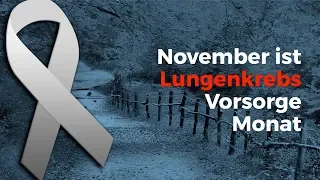 November ist Lungenkrebs Vorsorge