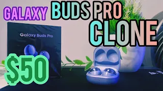 $50Fake Samsung Galaxy Buds Pro CLONE/REPLICA review