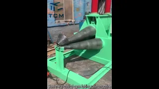 Steel metal  cone folding machine conical cone rolling machine from Trancar Industries