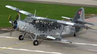 4Kᵁᴴᴰ Latvian Air Force still fly the Legendary Antonov An-2, Taxi & Takeoff @ NATO Days 2022