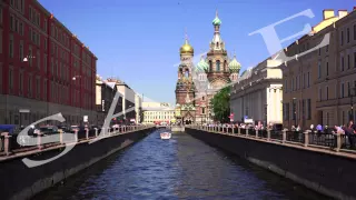 Church of the Savior on Blood in St. Petersburg. 4K.