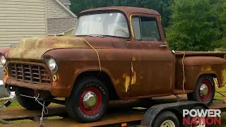 A '55 Chevy Pickup And Tahoe Chassis Swap You Want To See!