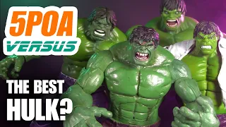 HULK VERSUS! Marvel Legends Face-Off vs 80 Years vs 20th Anniversary vs Marvel Select Immortal 5POA