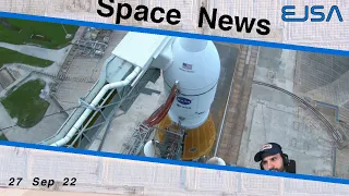 SLS Conference on rollback, Hurrican Ian, and a small fire in the VAB - 27th Sep 2022