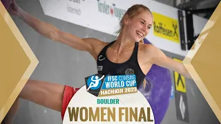 🔥IFSC Women's Final World Cup Hachioji 2023