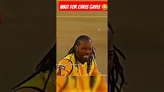 Chris Gayle Funny Moment In Cricket 😂🤣🏏#short #ytshort #viralreels #chrisgayle #cricket #funny
