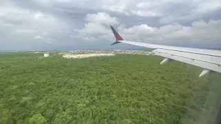 Landing at Punta Cana Airport, Dominican Republic