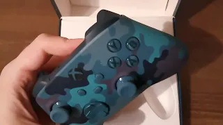 Xbox Series геймпад Mineral Camo распаковка | Xbox Series Controller Mineral Camo Unpacking