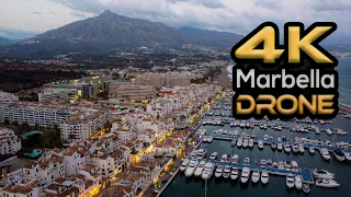 Marbella from above - 4K Drone Spain Marbella