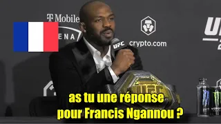 Jon Jones insulte Francis Ngannou en conférence 🤣 Traduction Francais