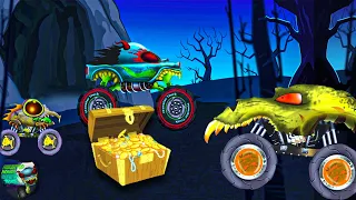 Treasure Heist Halloween special video For Kids by Haunted House Monster Truck