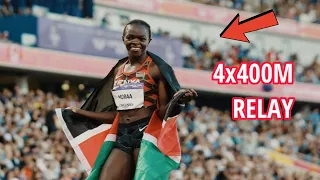 NEW RECORD! Mary Moraa Leads KENYA to 4X400M Mixed Relay Win || World Athletics Relays Trials 2024