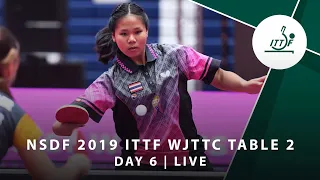 Day 6 | 2019 ITTF World Junior Table Tennis Championships - Table 2