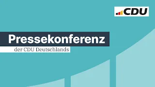 Pressekonferenz mit Friedrich Merz und den Wahlsiegern der #Hessenwahl, Boris Rhein und Ines Claus.