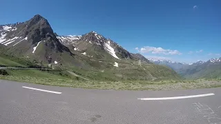 Col du Tourmalet, France on motorcycle.