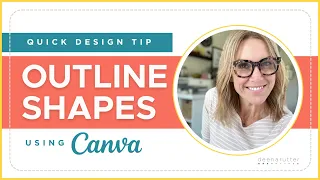 Quick Design Tip - Outline Shapes in Canva