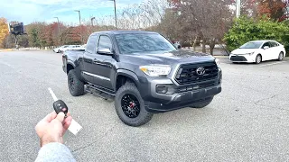 2022 Toyota Tacoma Access Cab SR XP: Start Up, Test Drive, Walkaround, POV and Review