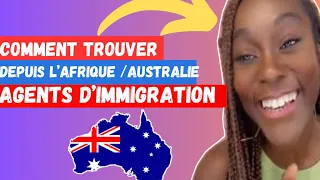 Agent d’immigration depuis l’Afrique où l’Australie |Comment les retrouver?