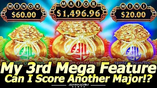 My 3rd Mega Feature! Can I Score Another Major Jackpot!? Fu Dai Lian Lian Dragon Slot at Soboba!