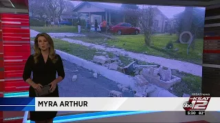 Video: Pickup truck crashes into house on West Side