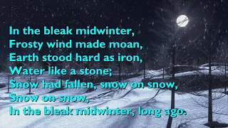 In the Bleak Midwinter (Tune: Cranham - 4vv) [with lyrics for congregations]