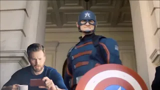 Chris Evans' reaction to John Walker Being the New Captain America