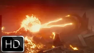 [HD] Burning Godzilla vs Ghidorah - Godzilla King Of The Monsters Movie Scene