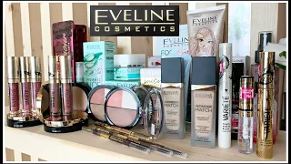 ВСЕ НА СЕБЯ! ОЧЕНЬ МНОГО  EVELINE COSMETICS! СВОТЧИ ПОМАД, ПУДР, КАРАНДАШЕЙ и тд...