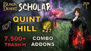 ⚒️ BDO | Scholar is Making Trolls A Good Spot - Quint Hill | 7.500+ Lv.2 Only | Combo & Addons |