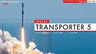 DEPLOYING NOW! SpaceX Transporter 5