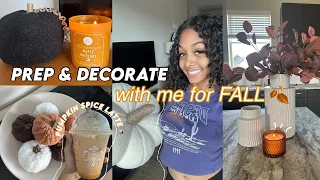 Fall Decorate With Me | shop with me for cozy fall decor | fall room makeover