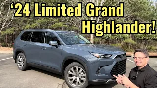 2024 Toyota Grand Highlander Limited Inside & Out!