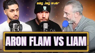 LIAM McCARTHY VS ARON FLAMS LÖGNER! PALESTINA - ISRAEL DEBATT | REACTION