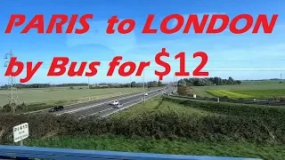 How is bus travel in Europe: Entire journey from Paris bercy to London Victoria with FlixBus