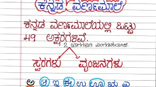 kannada varnamale swaragalu | ಕನ್ನಡ ವ್ಯಾಕರಣ ಸ್ವರಗಳು, ಕನ್ನಡ ಹ್ರಸ್ವ ಸ್ವರ, ದೀರ್ಘ ಸ್ವರ, ಯೋಗವಾಹಗಳು | TLM