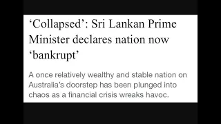 🔥Sri Lanka Bankrupt & Collapsed; How this leads to Stock Market Crash & MOASS BBIG GME AMC