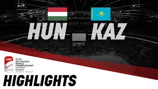 Hungary - Kazakhstan | Highlights | 2018 IIHF Ice Hockey World Championship Division I Group A