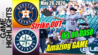 Houston Astros vs Mariners [Highlights] FULL GAME May 28, 2024 Season high Ks for Hunter Brown 🚀🚀🚀