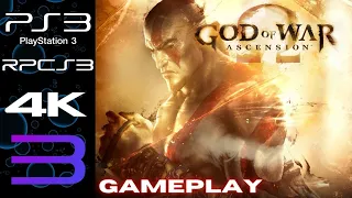 【PS3】God of War Ascension | RPCS3 Emulator Gameplay 4K 2160p Settings & Benchmark