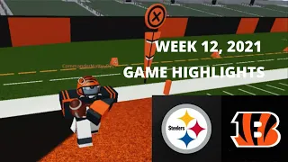 Steelers VS Bengals | Week 12 Highlights 2021 22