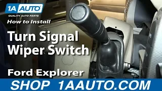 How to Replace Turn Signal Wiper Switch 02-05 Ford Explorer
