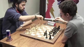 Beautiful Endgame!! Hikaru Nakamura Vs Fabiano Caruana || Blitz chess 2017