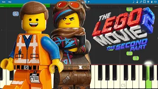 LEGO Movie 2 - Catchy Song - EASY Piano Tutorial
