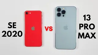 iPhone SE 2020 Vs iPhone 13 Pro Max Speed Test & Camera Comparison 2023