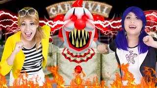 MARINETTE VS CHLOE | ESCAPE del CARNAVAL del TERROR 😱 Miraculous ROBLOX ✨️