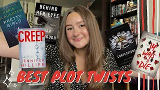 thrillers with the best PLOT TWISTS | thriller book recommendations 2022