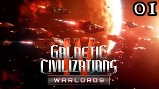 Galactic Civilizations IV WARLORDS - A New Beginning || FULL GAME 4X Space || Part 01 #sponsored