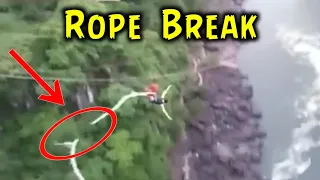 "Rope Breaks" bungee jumping accident | sports | adventure sports - shockwave